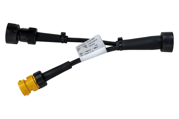Adaptateur à baïonnette ASPOCK 5 broches avec branchement pour feu antibrouillard et feu de recul 0,1 m
