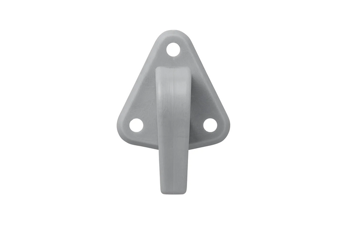 Crochet latéral en plastique ProPlus 342157V01 avec œillet pour la fixation de bâches et de sangles de remorque