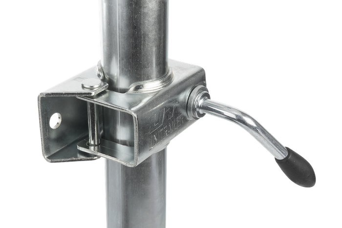 Roue jockey avec pince UNITRAILER 150 kg 48 mm 505-730 mm