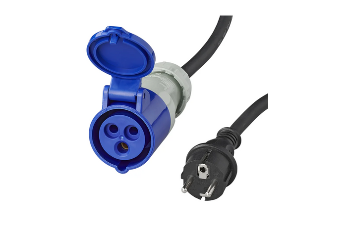 Adaptateur avec prise Schuko et prise CEE 16 A 230 V ProPlus 373526, câble de 40 cm