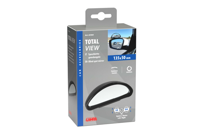 Rétroviseur d'angle mort LAMPA Total-View 135x50mm