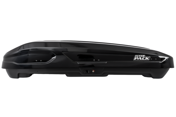 Coffre de toit Inter Pack Monsun PRO M, noir métallisé