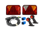 Kit d'éclairage : feux arrière LED DOBPLAST DPT35 + feux de position latéraux LED FRISTOM FT-009 + faisceau MANTES 7 m, 7 broches