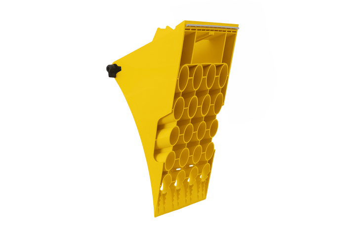 Cale de roue LOKHEN h: 225 mm E53 / complète avec support