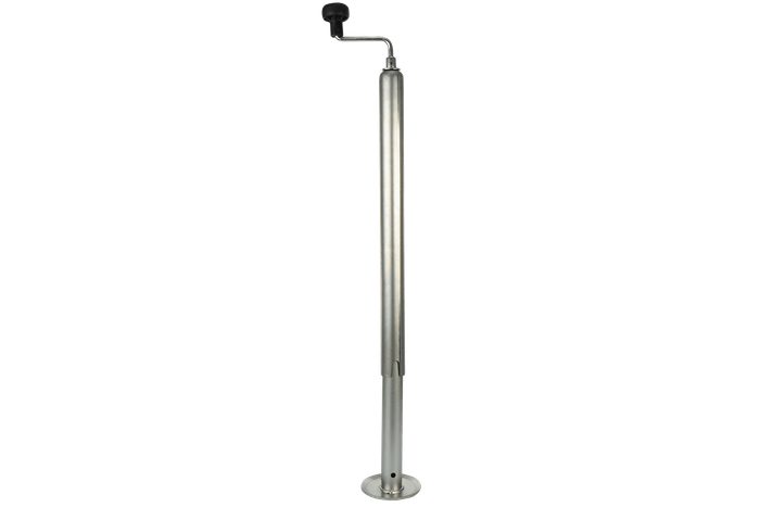 Béquille, support de manivelle, extensible WINTERHOFF ST48-120 pour remorque de 150 kg, 600-820 mm