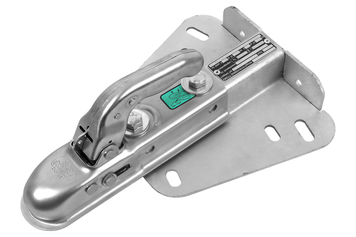 Attelage à boule KNOTT K7.5-H+KZE7.5 pour remorque de 750 kg avec timon en V