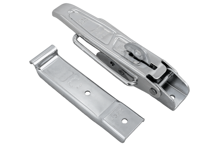 Attelage, charnière latérale avec fixation STEELPRESS ZB-01+Z-02 pour fermeture latérale complète remorque