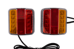 Feux arrière LED TT Technology TT.12007, 4 fonctions gauche + droit, magnétiques