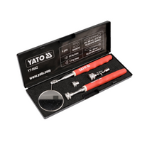 Kit d'inspection YATO YT-0662, miroir, pince, 3 embouts interchangeables