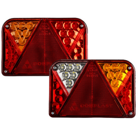 Feux arrière à LED DOBPLAST DPT35, 6 fonctions, gauche + droite