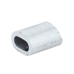 Manchon à sertir aluminium pour câble DROMET ZLA.3, de 3 mm