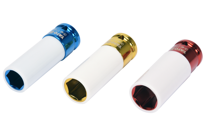 Douilles à chocpour jantes en aluminium YATO YT-1056 17-21 mm, 3 pièces.