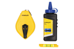 Kit de marquage STANLEY STHT47113-0, ficelle + craie + niveau à bulle