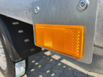 Lot: catadioptres autocollants orange pour remorques