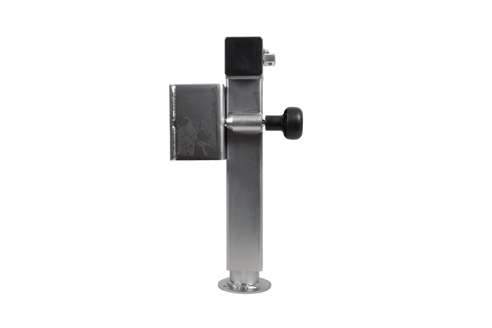 Support de manivelle extensible UNITRAILER JL2 pour remorque plateau 1300 kg 410-645 mm