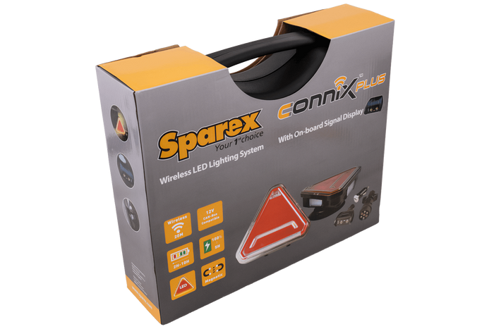 Feux arrière LED SPAREX CONNIX PLUS S.162710, 6 fonctions gauche + droit, sans fil, magnétiques