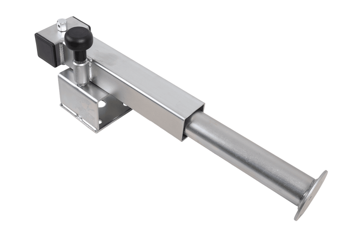 Support de manivelle extensible UNITRAILER JL2 pour remorque plateau 1300 kg 410-645 mm