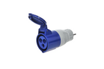 Adaptateur avec prise CEE 16A avec contact de protection ProPlus 373518