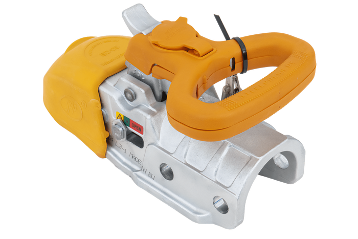 Attelage à boule STEELPRESS BC-3500E-00-02+SD pour remorque de 3 500 kg avec timon en fonte de 60,5 mm