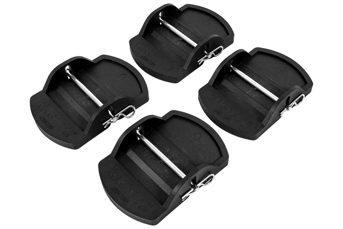 Ensemble de quatre patins, supports stabilisateurs de remorque KNOTT 18x14x4,5cm