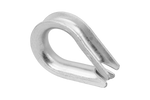 Cosse-coeur pour corde, câbles DROMET KU.8, acier 8mm
