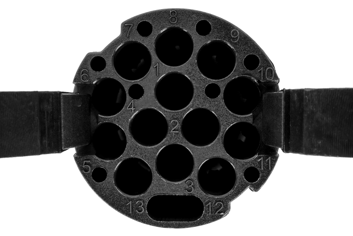 Fiche 13/8 broches UNITRAILER TL0178 pour prise d'attelage de remorque