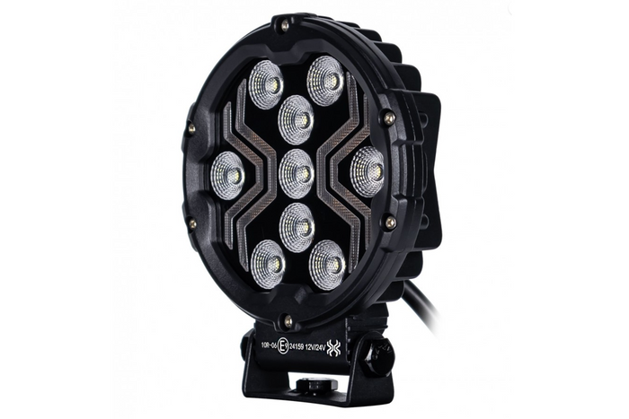Lampe de travail LED réflecteur KAMAR X-SPIDER L0196 9xLED 1700lm