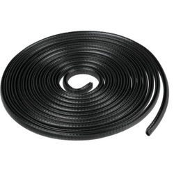 Protection de bord de porte blindée LAMPA 5 m Noir