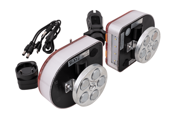 Feux arrière LED SPAREX CONNIX S.130977, 4 fonctions gauche + droit, sans fil, magnétiques