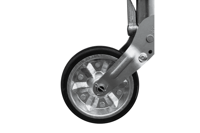 Roue jockey automatique UNITRAILER avec poignée 400 kg 60 mm 470-785 mm
