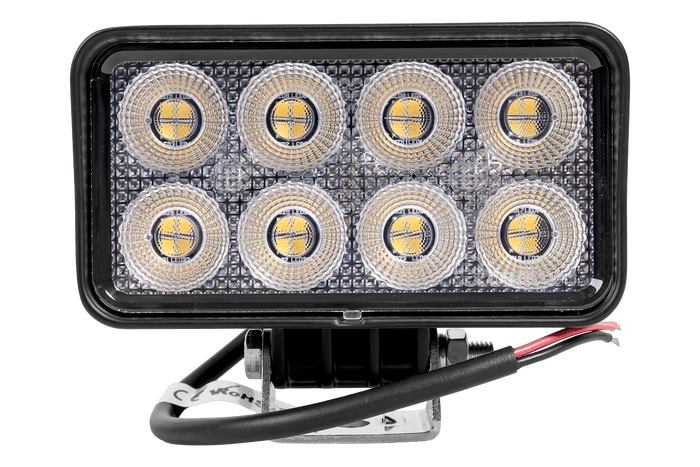 Lampe de travail rectangulaire, réflecteur LED TT TECHNOLOGY NOIR TT.13306, 32 LED, 2560 lm