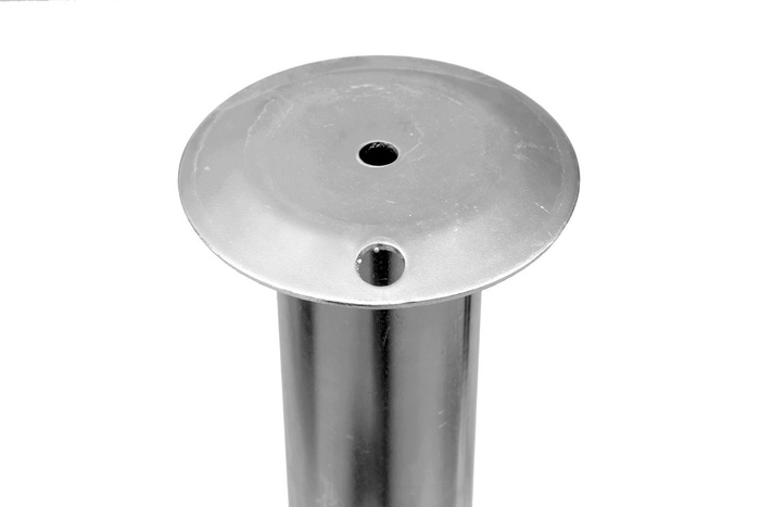 Béquille, support fixe UNITRAILER pour remorque plateau 150 kg,48 mm, 600 mm