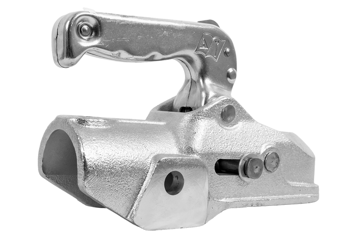 Attelage à boule WINTERHOFF WW 350-RB-K1414 pour remorque de 3500 kg avec timon tubulaire de 50 mm, en fonte