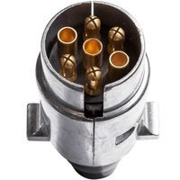 Fiche KAMAR à 7 broches pour prise d'attelage de remorque, en métal