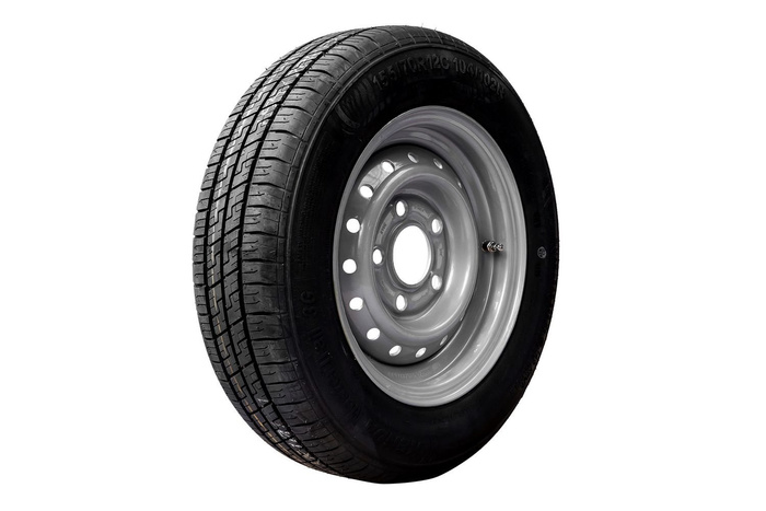 Roue renforcée pour remorque PNEU KENDA 155/70 R12C 104/102N KENDA JANTE 4.5Jx12"H2 5x112 ET:20