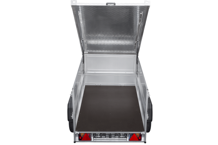 Remorque légère 200x106 UNITRAILER GARDEN 200 KIPP avec côtés BIS et cqpot en aluminium