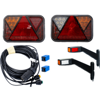 Kit d'éclairage : feux arrière LED FRISTOM FT-270 + feux de position latéraux LED FRISTOM FT-145 + faisceau MANTES 7 m 7 broches