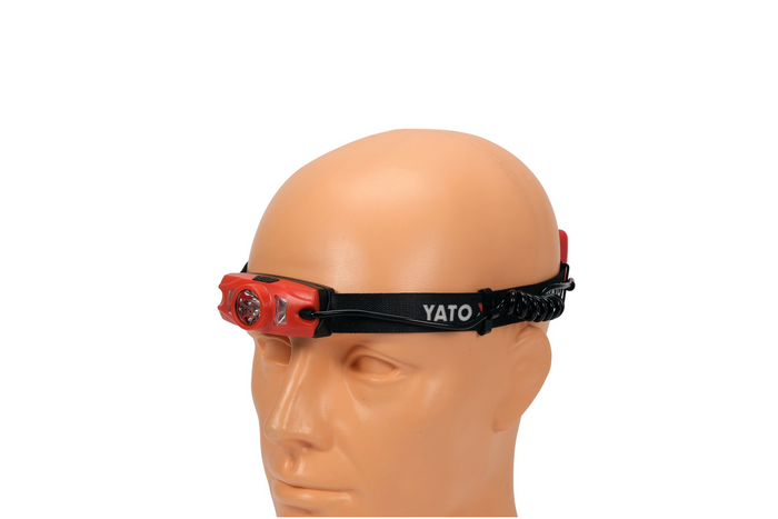Lampe frontale  LED YATO YT-08596, feu arrière, 500 lm 