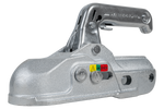 Attelage à boule WINTERHOFF WW 30-K+Z pour remorque de 3000 kg avec timon tubulaire de 35 à 51 mm, en fonte