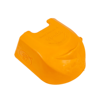Couvercle de sécurité pour l'attelage à boule Soft Dock STEELPRESS SDP-01 avec emplacement pour la prise.