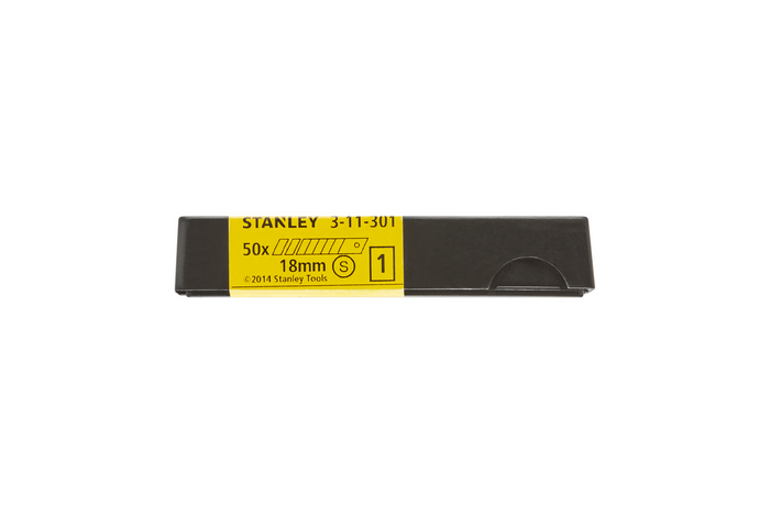 Lames de rechange pour cutter STANLEY 18 mm, 50 pièces