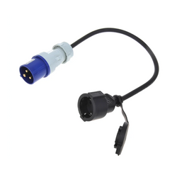 Adaptateur avec prise CEE et prise Schuko 16 A 230 V avec contact de protection ProPlus 373530, câble de 40 cm