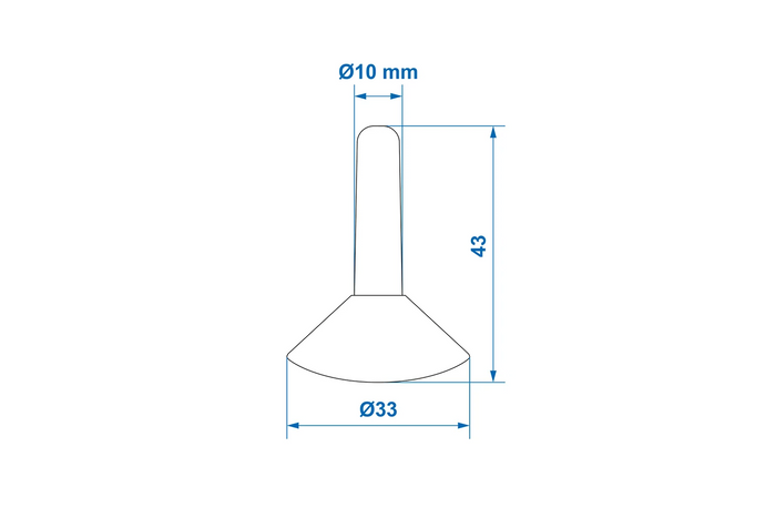 Ensemble de 4 capuchons anti-pluie pour arceaux de tente ProPlus 366475S