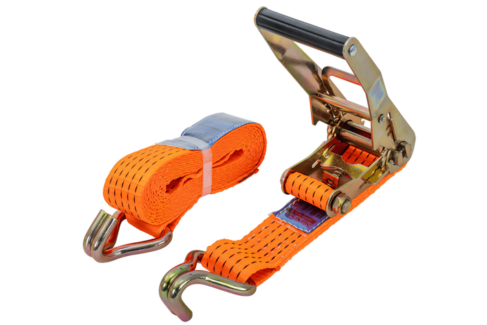 Courroie de transport orange UNITRAIER 4 m/50 mm/5 t avec tendeur