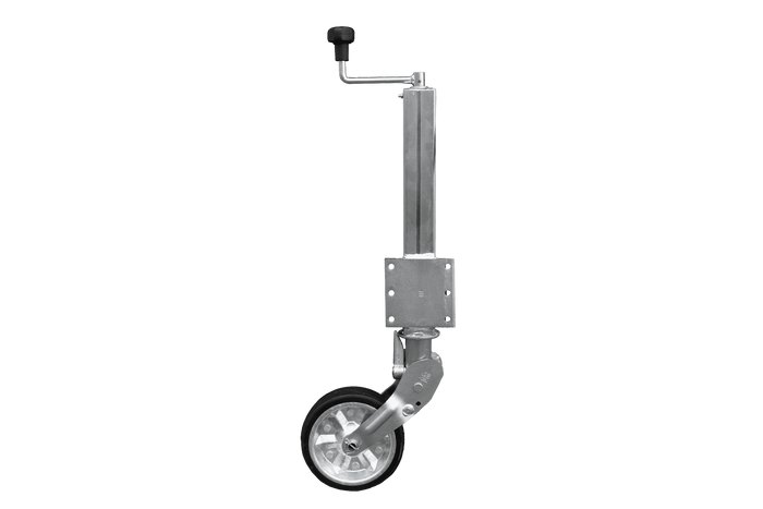 Roue jockey automatique UNITRAILER avec poignée 400 kg 60 mm 470-785 mm