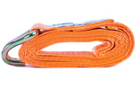 Courroie de transport orange UNITRAIER 4 m/50 mm/5 t avec tendeur