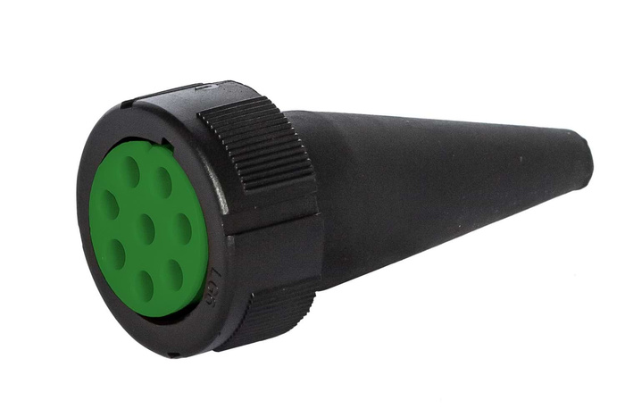 Jeu : 2x connecteur à baïonnette ASPÖCK 8 broches pour feux arrière 