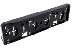 Cadre de plaque d'immatriculation avec éclairage LED FRISTOM FT-264 LED M15