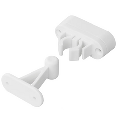 Loquet de porte de caravane ou de camping-car ProPlus 362622V02, poignée blanche à ressort pour maintenir la porte