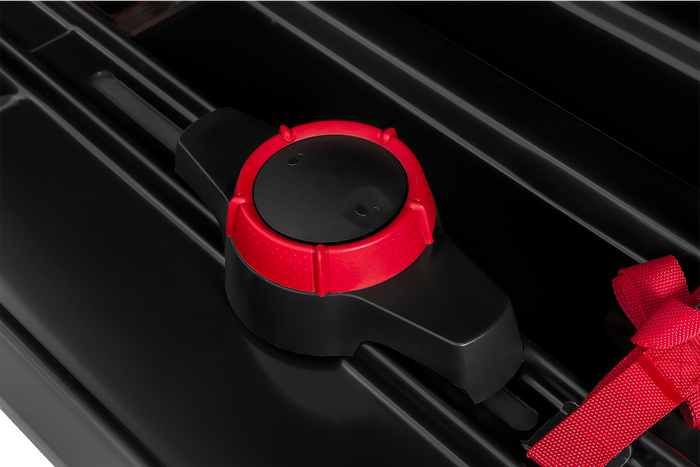 Coffre de toit Atera Casar XL, noir métallisé